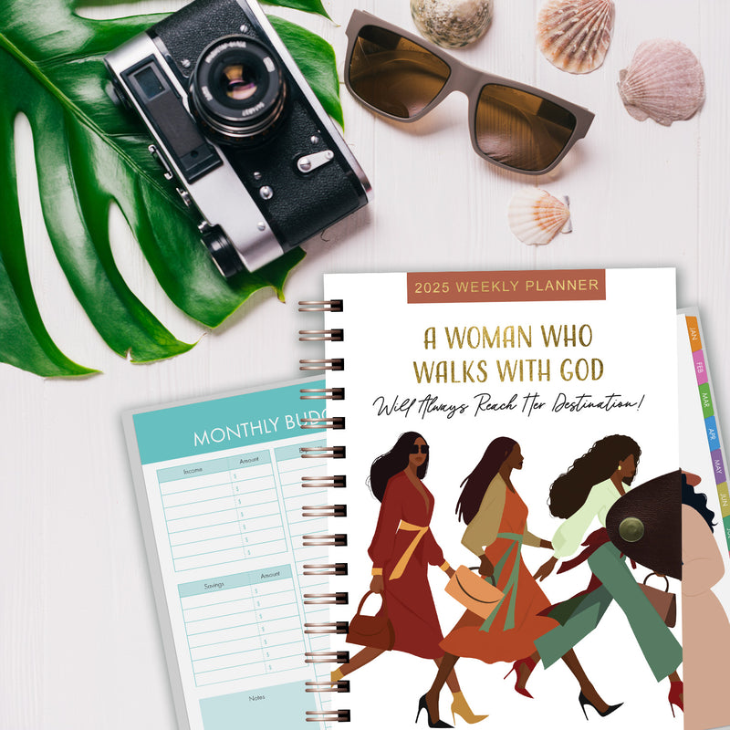 2025 Woman Who Walks With God Weekly Planner