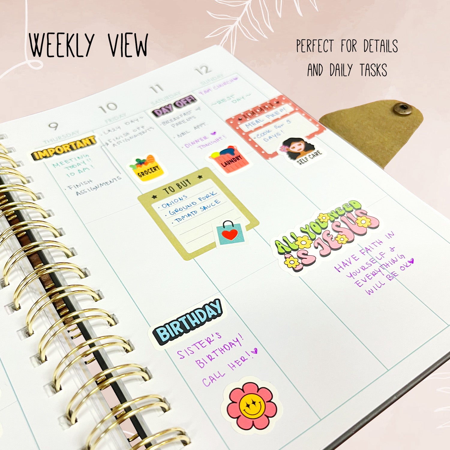 2026 Phenomenal Women Weekly Planner