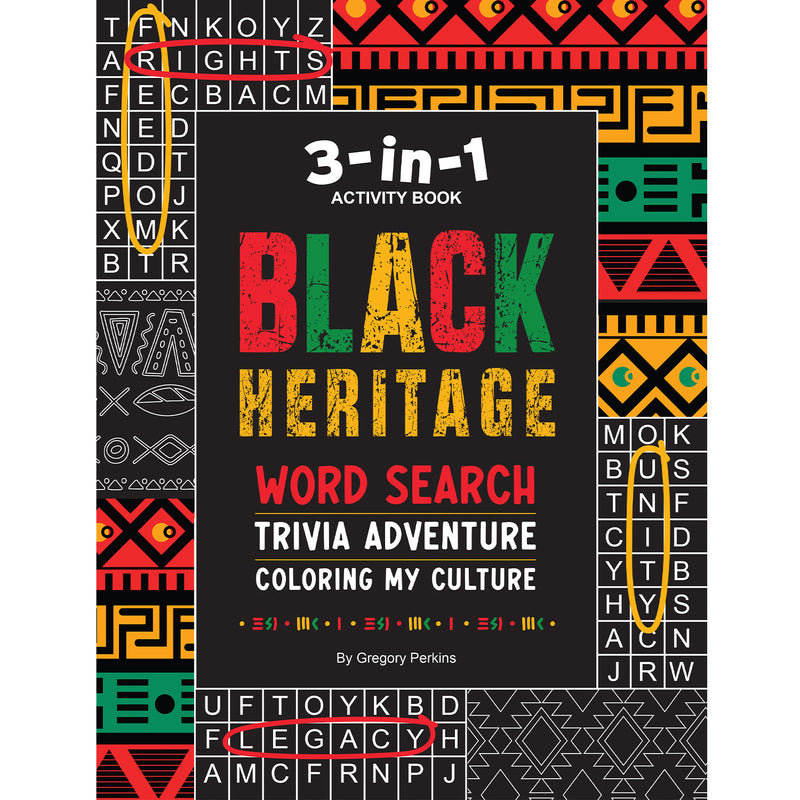 Black Heritage Word Search Book