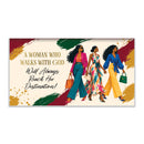 2027-2028 Woman Who Walks With God Checkbook Planner