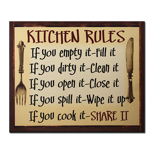 KITCHEN RULES