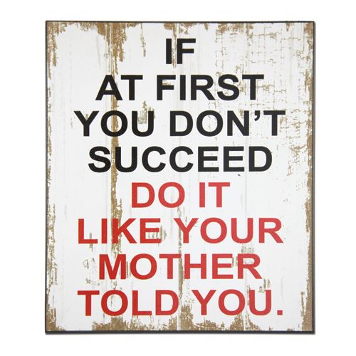 SUCCED MOTHER WALL PLAQUE
