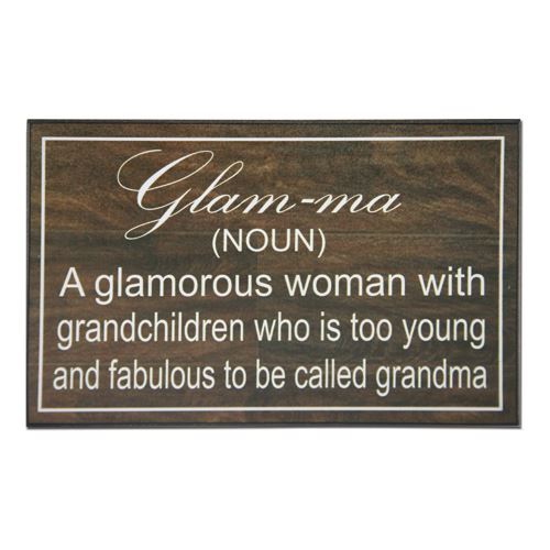 GLAMMA WALL PLAQUE