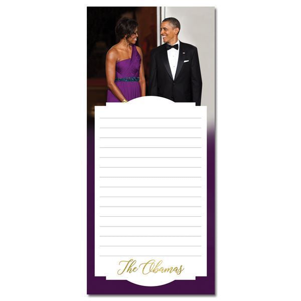 THE OBAMAS MAGNETIC NOTEPAD