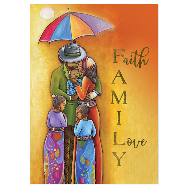 FAITH FAMILY LOVE CHRISTMAS CARD