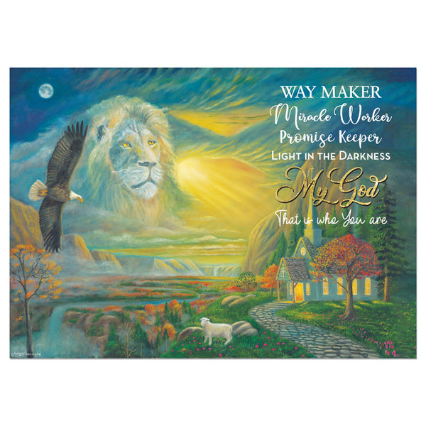 LION WAYMAKER CHRISTMAS CARD