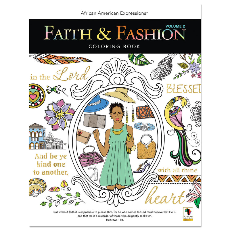 FAITH & FASHION COLORING BOOK VOL 2