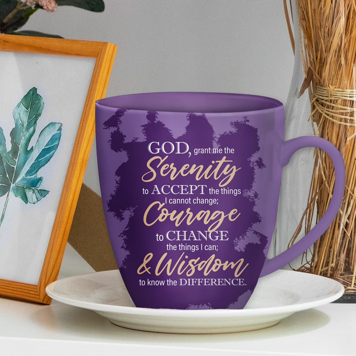 Serenity Ceramic Coffee Mug - Inspirational Gift | African