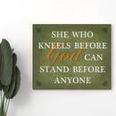 SHE WHO KNEELS