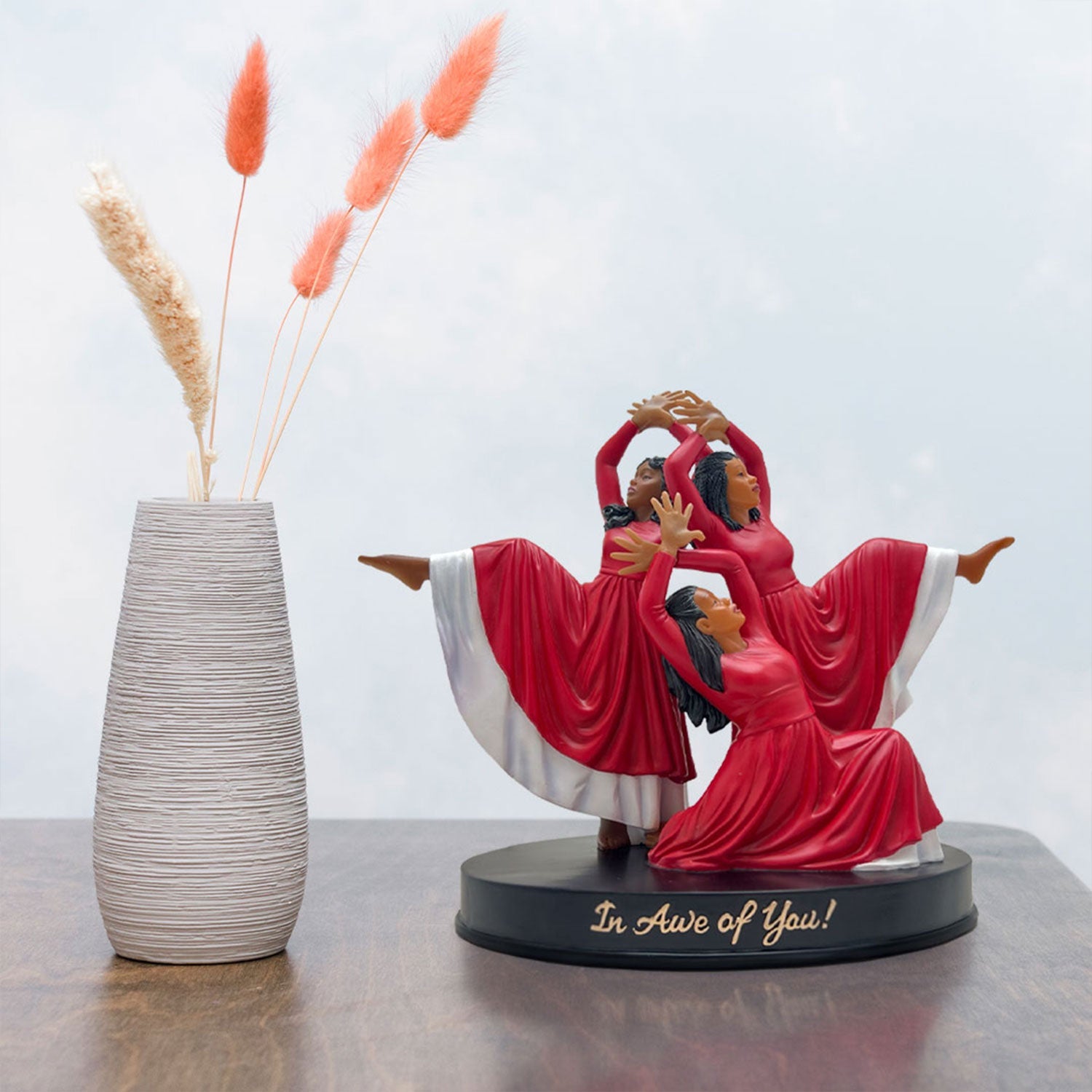 In Awe of You Figurine (Red/White)