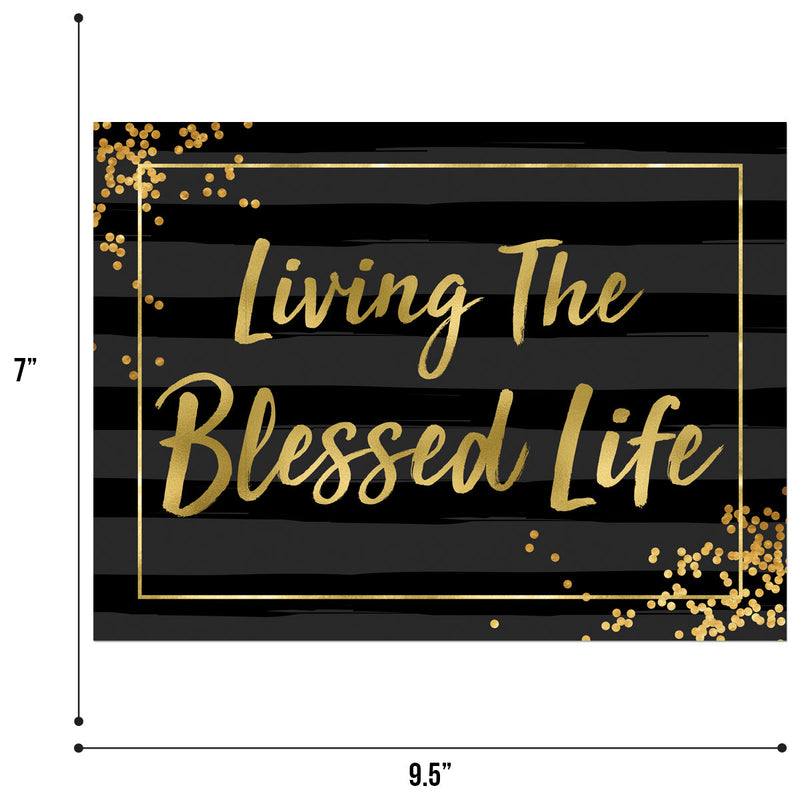 BLESSED LIFE WALL PLAQUE