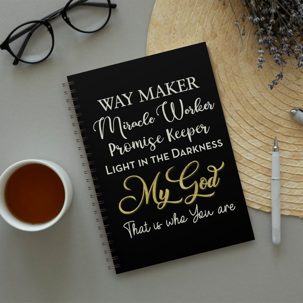 Waymaker Journal: Way maker miracle worker promise keeper light in the  darkness