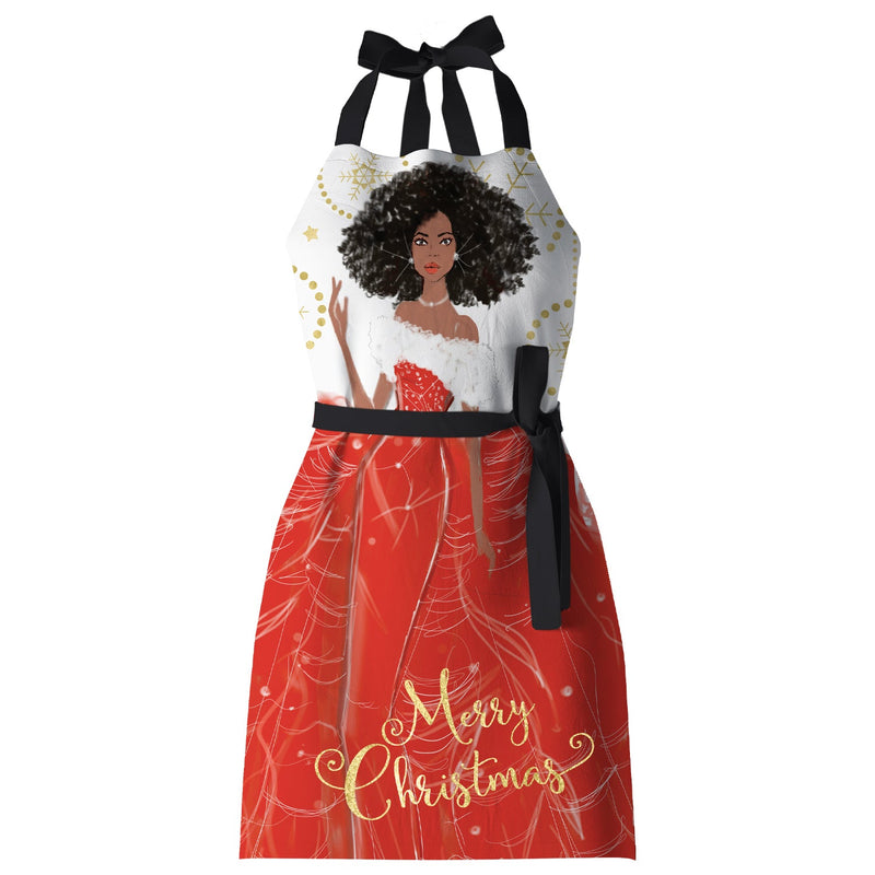 Merry Christmas Oven mit and Pot Holder | African American Expressions