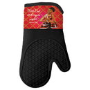 RED AND WHITE MITT/POT HOLDER SET