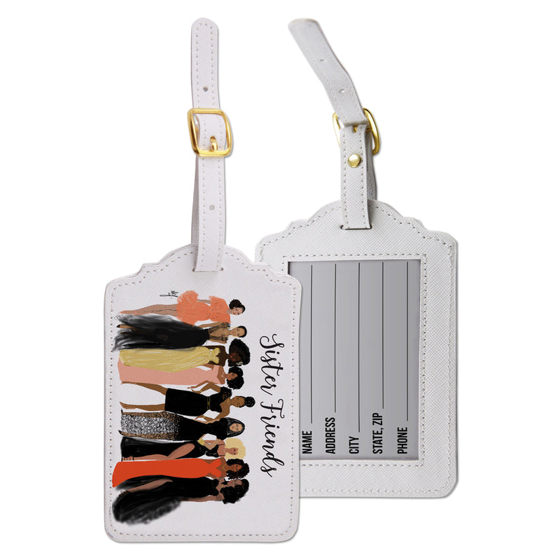 SISTER FRIENDS LUGGAGE TAG SET