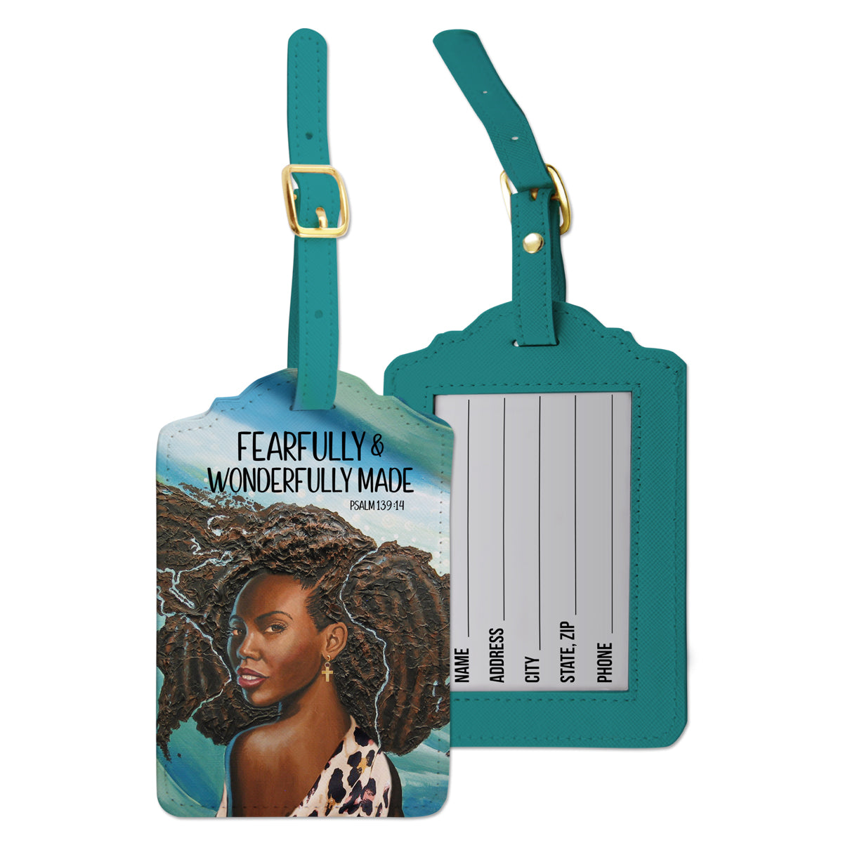 WONDERFULLY MADE LUGGAGE TAG SET