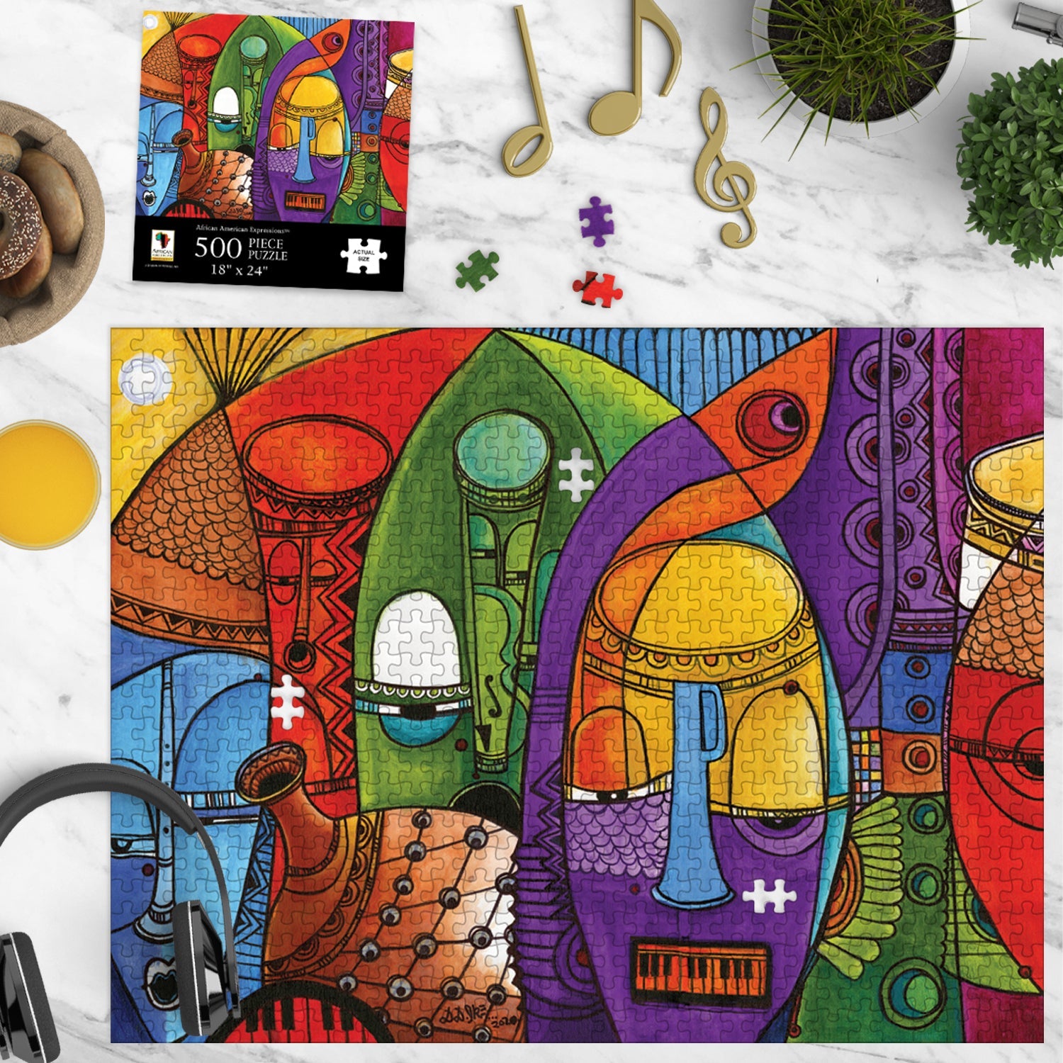 JAZZ MASKS PUZZLE