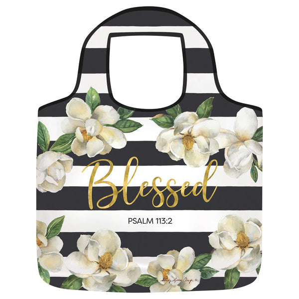 BLESSED MAGNOLIA REUSABLE BAG