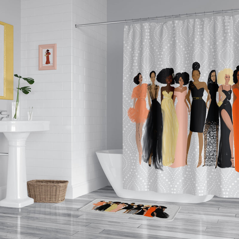 SISTER FRIENDS SHOWER CURTAIN