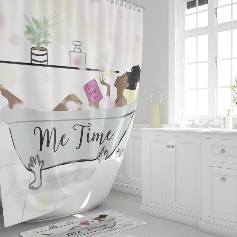 ME TIME SHOWER CURTAIN