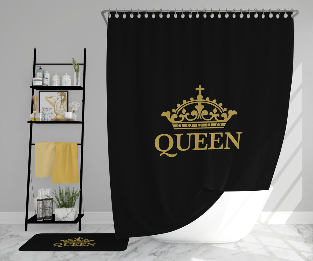 QUEEN SANDY CLOUGH SHOWER CURTAIN