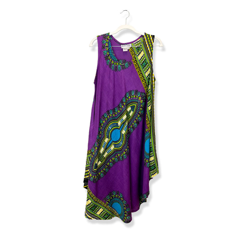 Umbrella Dress (Purple Pattern)