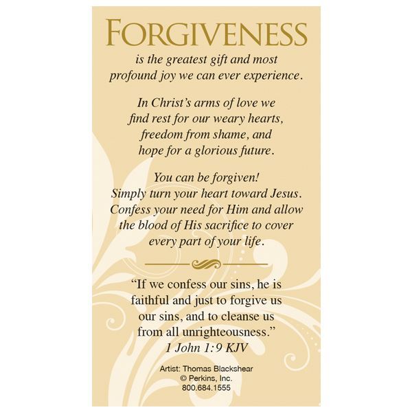Forgiven Witness Card Pack